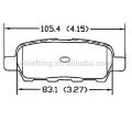 Fronts Bremse D905 55810-79J00 für Fiat Remsa Bremsbeläge